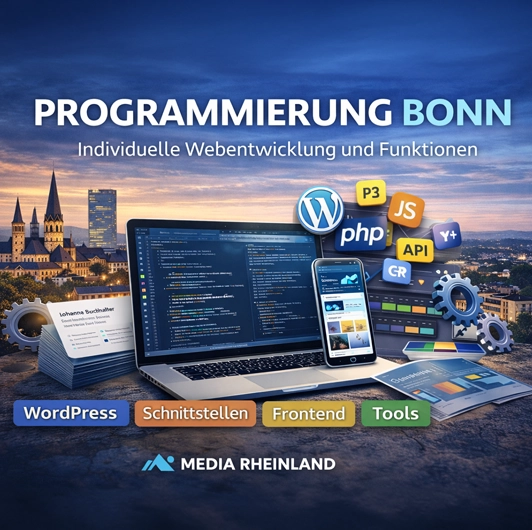 Programmierung und Webentwicklung für Unternehmen aus Bonn